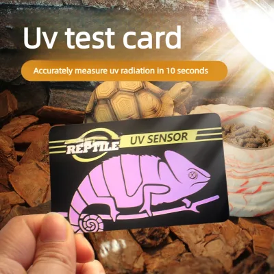 UVB ultraviolet light testing card for detecting spider-like creatures, ultraviolet light lifespan detection card