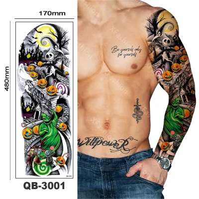 Non-toxin Protection Waterproof Original Tattoo Sticker Tattoo Aufkleber Autocollants Temporary Tattoo for Adultes