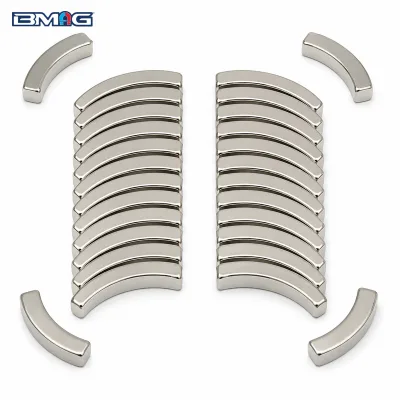 N52H Neodymium Arc Segments for FPV Cinewhoop Motor Rotors Custom Development and Production Runs