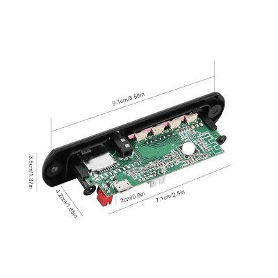 MP3 Decoding Board USBSD Reading Board MP3 Module 2*3W Power Amplifier Speaker Decoder 5V3.7V