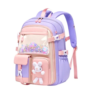 Korean Version Elementary School Backpack Cute Casual Refrigerator Open Door Backpack Multifunctional Weight Reduction Backpack