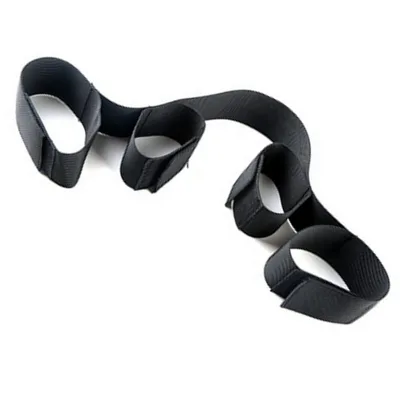Adjustable Restraints Nylon Straps Fetish Female Bondage Couple Sex Handcuff Ankle Bondage