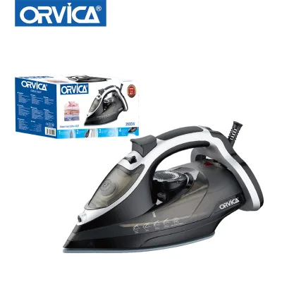 Wholesale Ceramic Electric Steam Iron Base Professional 3000W Burst Steam Easy Operate Customized Packing for Household Ironing