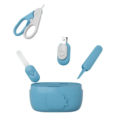 Baby Nail Trimmer Kid Nail File Clippers Toes Fingernail Cutter Trimmer Manicure Tool Fish Baby Nail Care Set