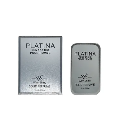 Pocket Size Sliding Solid Perfume Fresh and Lasting Solid Perfume 15g Sliding Tin Box Solid Perfume