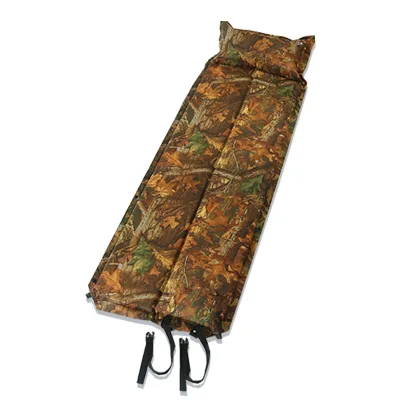 Camouflage Camping Sleeping Pad Ultra-Light Outdoor Tent Air Mattress Moisture-Proof Taffeta Polyester 3mm Self-Inflating Air
