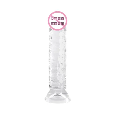 Transparent Liquid Silicone Adult Simulation Penis Realistic Dildos for Female Masturbation Sex Products