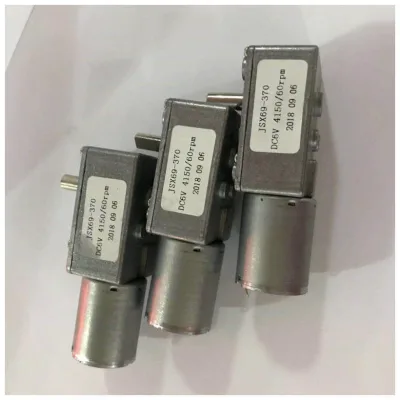 JSX69-370 Micro DC Brushed Worm Gear Push Rod Motor Self-Locking Linear Actuator High Torque Efficiency IE1
