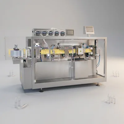 High Speed Plastic Vial Liquid Filling and Sealing Machine Peristaltic Pump Liquid Packing Line