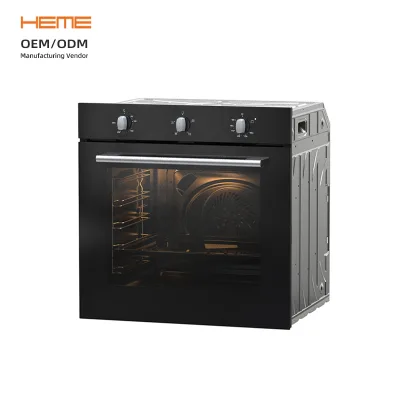 OEM Electric & Gas Built-In Multi-Functional Single Oven for Household Use Rotisserie Temperature Control 74L Capacity 2500W