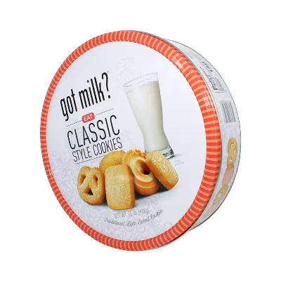 Premium Custom Heaven Earth Cover for Tin Metal Can Handcrafted Nature Premium Packaging for Dry Cookies Fructose Iron Cake