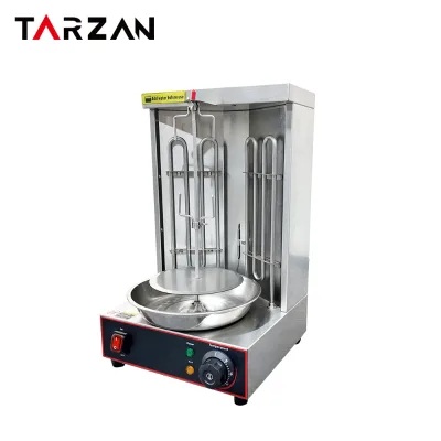 Wholesale Commercial Shawarma Grill Stainless Steel Rotating Oven Shawarma Machine Turkish Doner Catering Equipment