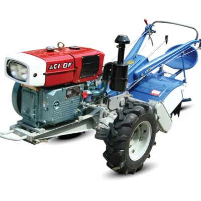 Water Cooled Gasoline Type Two Wheel 10HP Power Tiller Mini Walking Tractor Agricultural Machinery Farm Equipment Rototiller