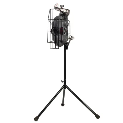 Furlihong 636BH Dual-Wheel Baseball Pitching Machine for Solo Hitting Training, Fielding or Coaching, 40 to 68 MPH