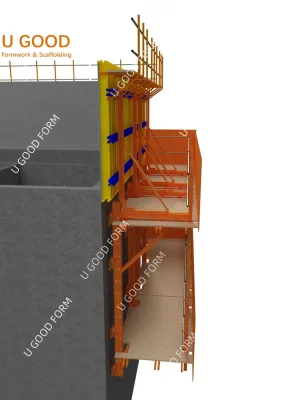 U GOOD ACJ Modern Hydraulic Self-Climbing Formwork System High Strength Reusable for High-Rise Building Concrete Wall