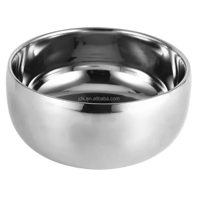 For Men Stainless Steel Classic Soap Baber Facial Beard Cleaning Shaving Bowl