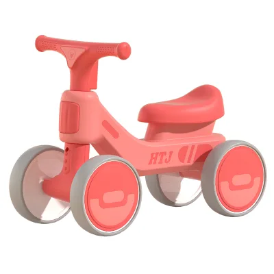 1-4 Years Old Children's Educational Toy Balance Car Four-Wheel Scooter Quiet Tires