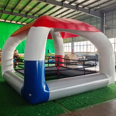 Inflatable Mud Wrestling Ring Human Size Commercial Fighting Ring for Outdoor Indoor Events