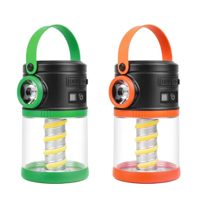 New Solar-powered LED Camping Lamps Outdoor Multi-functional IP55 Waterproof Lighting Tent Lamps