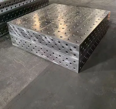 Haoxinran New Durable Cast Iron 3D Welding Jig Table Nitrided Layer D28/D16 Pegs Wear-Resistant