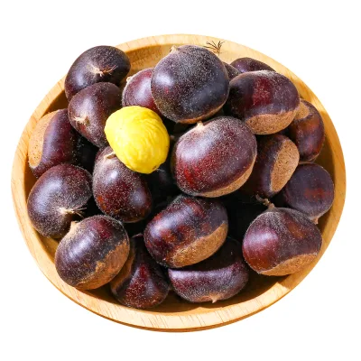 Chinese Qinglong Organic Fresh Raw Chestnuts Supplier Grade a Baifeng Brand 80-150 Grains/kg Gunny Bag Packaging