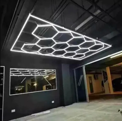 Ready to Stock LED Honeycomb Light Garage Hexagon LED Lights for Workshop