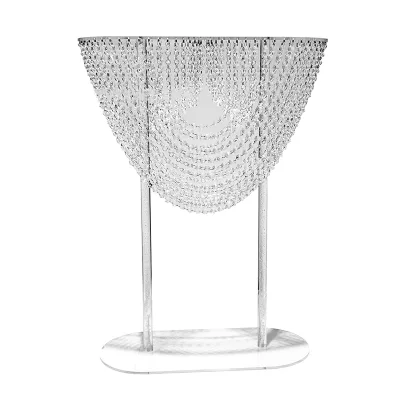 Wedding Crystal Centerpieces Metal Flower Chandeliers Acrylic Flower Stand Table Centerpiece Aisle Road Lead