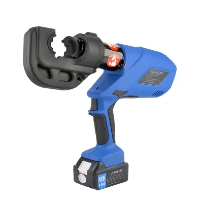 Electric Hydraulic Crimper 18V Lithium-Battery-Powered Rechargeable 300/400 Copper Cable Lugs Tool Model EZ-400