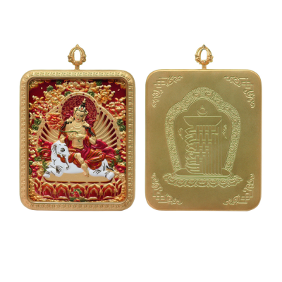 Authentic Handcrafted Tibetan Thangka Meditation Pendant Custom Buddhist Blessing Necklace
