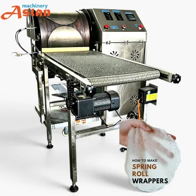Popia Wrappers Making Forming Machine Automatic Spring Rolls Shaping Machine