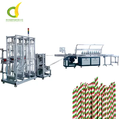 High Capacity Paper Straw Production Line with Full Servo System and for PLC 250-500pcs/min Custom Branding