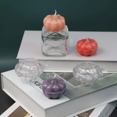 Pumpkin Candle Craft Candle Mold PC Top and Bottom High Gloss DIY Handmade Candle Mold