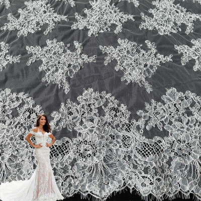 French Lace with Cording for Wedding Dress
