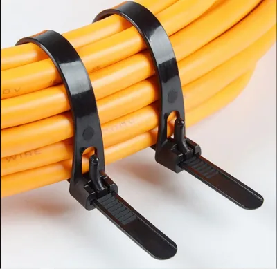 4.8*200MM Soft Cable Nylon Tie Adjustable Nylon Cable Tie