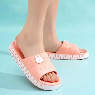 Women's Indoor Outdoor Summer Slippers With Non-Slip PVC Insoles Soft Disposable Round Design Lightweight for Autumn Winter Use