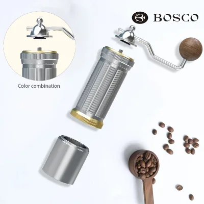 Stainless Steel Barista Coffee & Spice Grinder Machine with Burr Grinder for Household Outdoor & Car Use