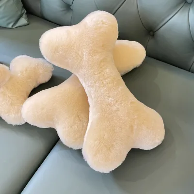 Wholesale Customization JIEFAN Brand Pet Dog Soothing Vocal Bone Toys Safe Luxurious High-end Interactive Training Toys 40x12cm