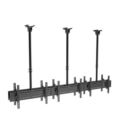 Menuboard Ceiling Mount 6-Screens 30-60" Double Sided Hanging Screen