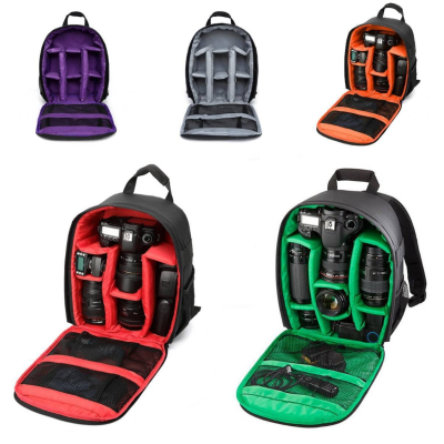 Outdoor Nylon Small Camera Backpack Photo Waterproof Camera Bag for Photography