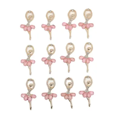 2025 Hot Sale Ballet accessories Dance Ballet Dancer Ballerina Brooch Women Girls White and pink