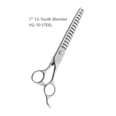 Professional Dog Grooming Thinning Shears Dog Pet Grooming Shears 8-Inch 24-Tooth Straight Pet Grooming Chunker Shears