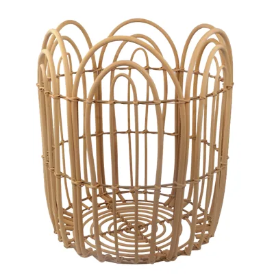 Woven Rattan Storage Laundry Basket for Dirty Clothes Bathroom Use Large Capacity Modern Eco-friendly Multifunctional Design
