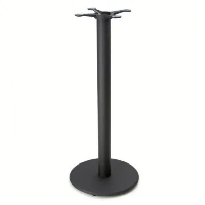 WEKIS Vintage Brass Table Bases Large Round Economy Disk High End Bar Restaurants and Hotels Height Pedestal Table Base