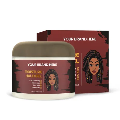 Private Label Loc Gel Braid Gel Moisturizing Anti-Frizz Strong Hold Hair Product Black Men Women-OEM Unisex Pure Natural Plant