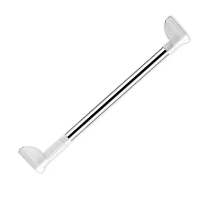 Heavy Duty Stainless Steel Spring Tension Rod Adjustable Extendable Shower Curtain Rod No Drilling Wardrobe Clothes Rail