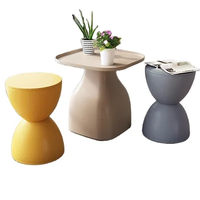 Wholesale Modern Round Plastic Stool for Living Room Dining School Bedroom Outdoor Hospital Hotel Colorful Small Stool