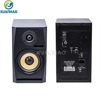 Portable M8 Powered PA Monitor All-in-One Active Speaker with Mic Input EQ Control for Musician DJ Booth