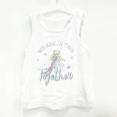Summer Sleeveless Girls Dresses 2-12 Children Clothing tank Top Kids Vest Cotton for Girls