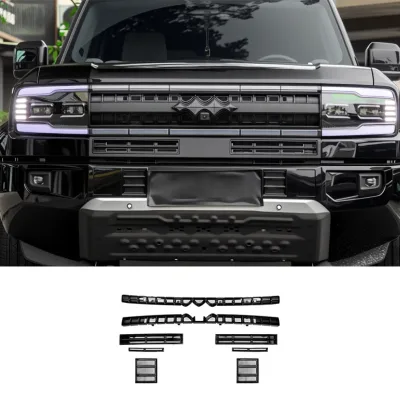 Fits Denza B5 Front Grille Bug Screen, Hidden Style Insect/Dust Protection Net, Front Face Grille Protector Cover