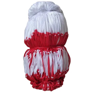 Factory Football Net Thickness Basketball Net Red and White Color Nylon Watermelon Net Pocket